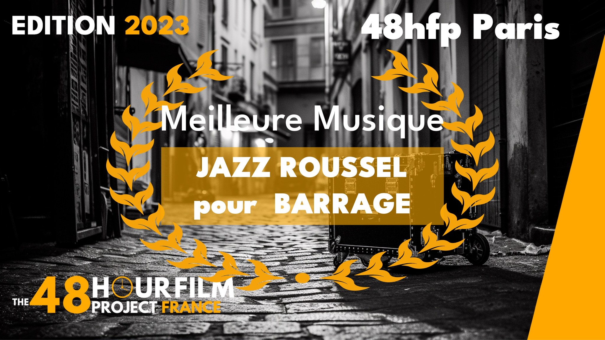 Prix meilleure musique 48HFP 2023